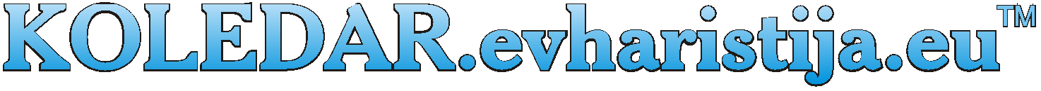 Koledar za tekoi mesec